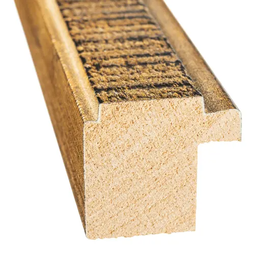 Square Textured Black Picture Frame - UV Acrylic, Foam Board Backing, Hanging Hardware {4}