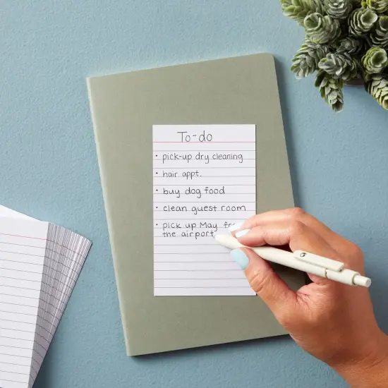 300 Pack Vertically Ruled Index Cards, Vertical Lined Paper Note Cards, Portrait Style (3 x 5 In) {5}