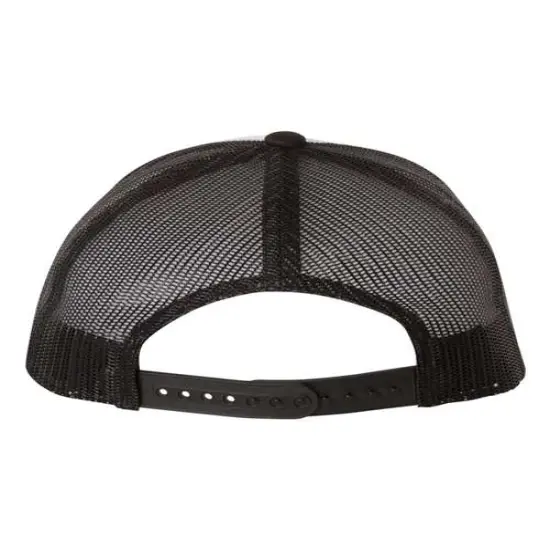 YP Classics&reg; Retro Trucker Cap Black White Black {2}