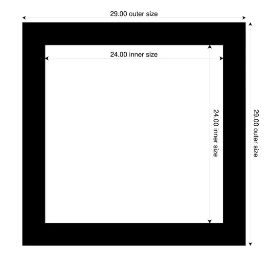 Basic Framed Dry Erase Magnetic Board Black {4}