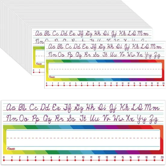 48 Pcs Traditional Cursive Name Plate for Desk {1}