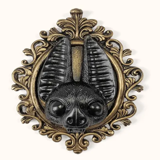 97 Decor Black Gold Animal Head Wall Decor {1}