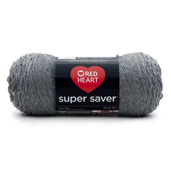 Red Heart Super Saver Yarn 24 Pack-Gray Heather {3}