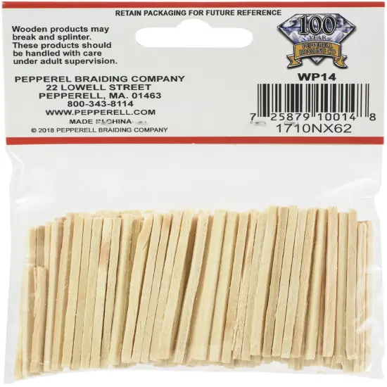 Pepperell Crafts Match Sticks 150/Pkg-2"X0.08" {3}