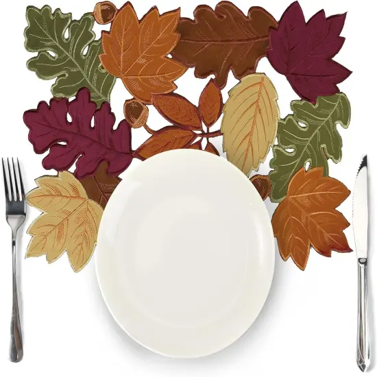 4 PCS Thanksgiving Placemats for Dining Table(Harvest) {3}