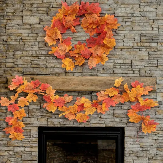 2 Pack Leaf Fall Garland {1}