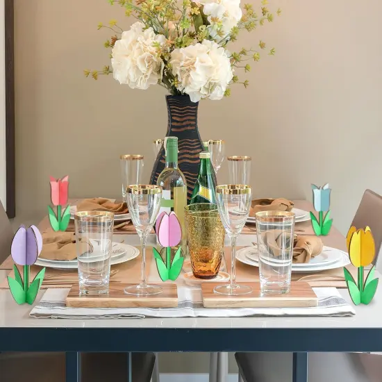 12 Pack Wood Tulips to Paint {3}