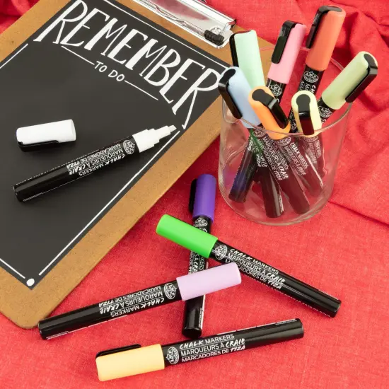 MARK-2806 | 12PC 2mm Primary Chalk Marker Set {2}
