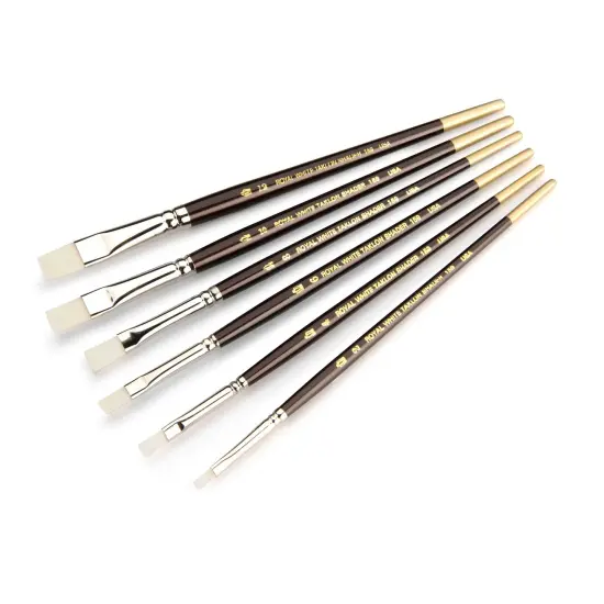 RSET-WSHADER | White Taklon&trade; 6pc Shader Brush Set {5}