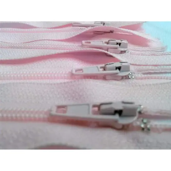 Light Pink Generic Nylon Zippers #3 Coil Closed Bottom {2}
