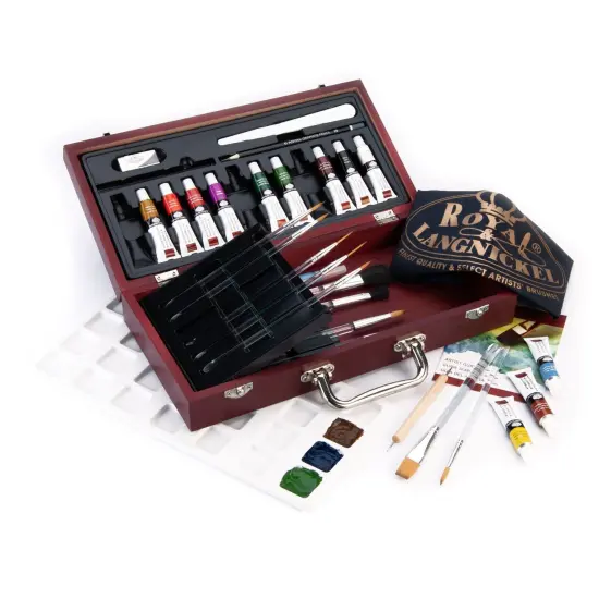 RSET-WAT2000 | Essentials&trade; 32pc Watercolor Painting Travel Art Set {2}