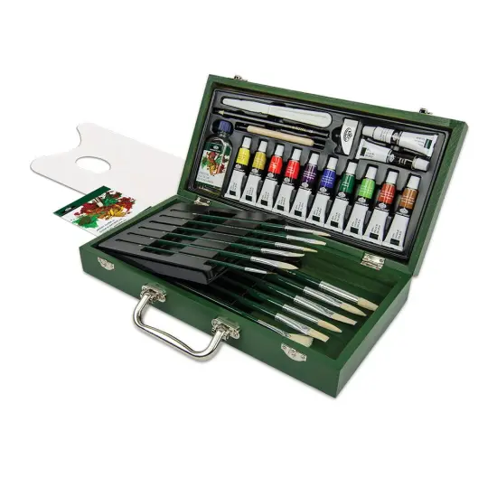 RSET-OIL2000 | Essentials&trade; 33pc Oil Painting Travel Art Set {2}