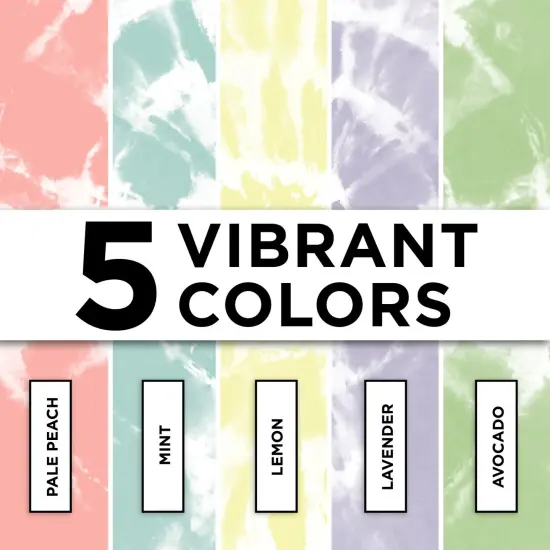 Tulip Flower Petals 5-Color Tie-Dye Kit {4}