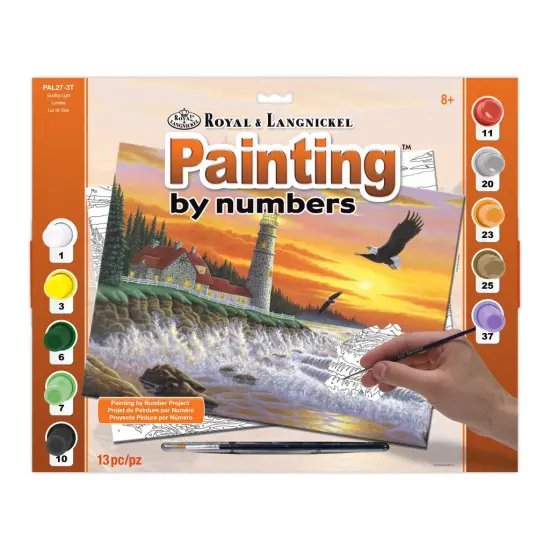 PAL27 | Painting by numbers™ 13pc 11.25" x 13.375" Guiding Light Painting Project {1}