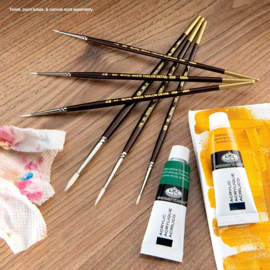 RSET-WDETAIL | White Taklon&trade; 6pc Detail Brush Set {4}