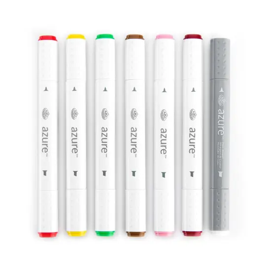 RM-906BOT | Azure&trade; 7pc Botanic Color Marker Set {2}