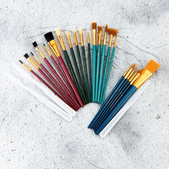 RSET-9259 | All Media 25pc Combo Variety Artist Brush Set {2}