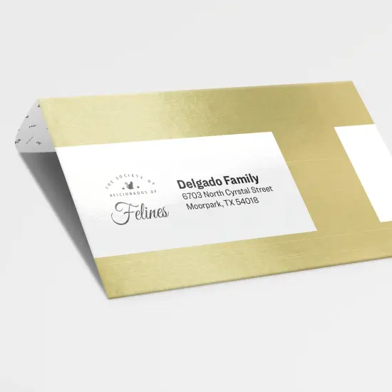 Avery Glossy White Rectangle Labels, 11" x 3" {4}