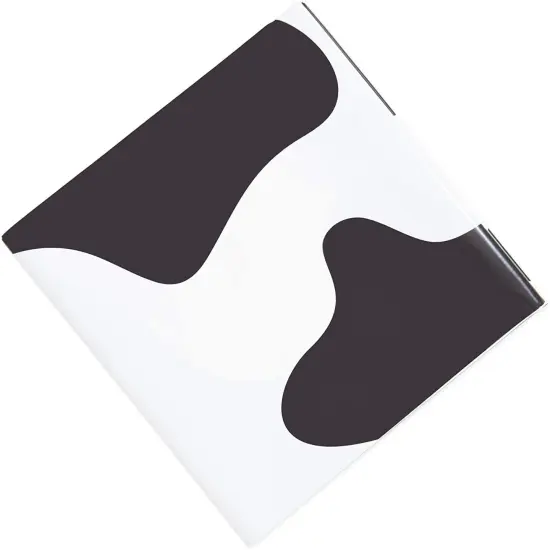 Cow Print Tablecloth for Farm Animal Party (54 x 108 in, 3 Pack) White {5}
