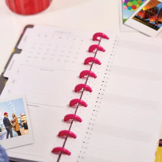 Happy Planner Skinny Classic 12-Month Disc Bound Planner-Happy Patchwork; Jul '25 - Jun '26 {7}