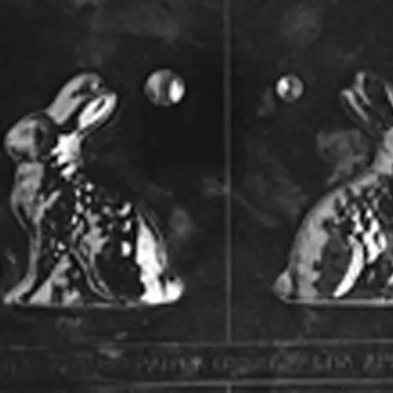 3D Small Sitting Easter Bunny Chocolate Mold for Easter Treat Bags {4}