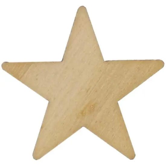 Bright Creations 100-Pack Unfinished Wood Star Cutout Pieces for DIY Crafts, 1 Inch Brown {4}