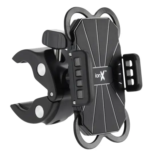 Bike Phone Holder Handlebar, Bicycle Phone Mount with 360 Degree Rotation and Corner Grip Silicone Bands {7}