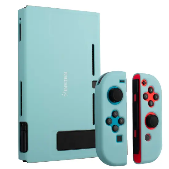 For Nintendo Switch Protective Case, Hard Dockable Shell Cover Skin for Girls Boys, Blue {1}