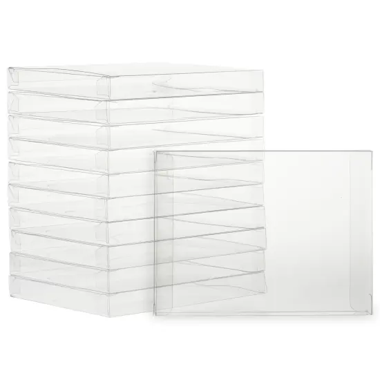 50 Pack Greeting Card Storage Box, Clear Gift Boxes for Photos, Favors (4.5x6") {1}