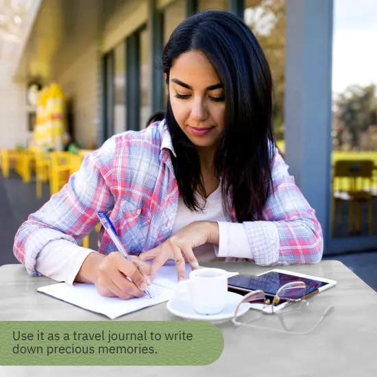 Simply Genius A5 Notebooks for Work, Travel, Business, School & More - College Ruled Notebook - Softcover Journals for Women & Men - Lined Note Books with 92 pages, 5.5" x 8.3" (Black, 30 pack) {6}