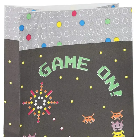 36 Pack Video Game Goodie Bags for Retro Arcade Party Favors, Treats, and Gamer Gifts (5x9x3 in) {5}