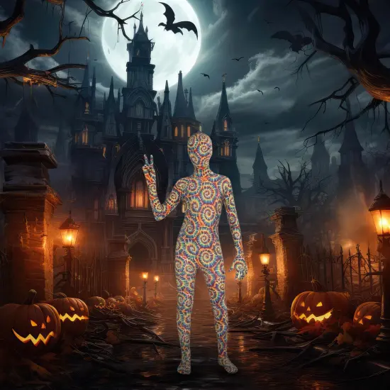 Tie Dye Disappearing Man Teen Standard {5}