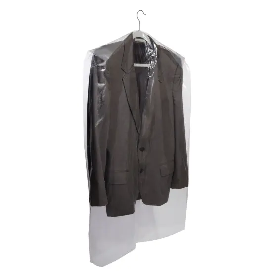 50 Pack Clear Plastic Garment Bags for Hanging Clothes, Dry Cleaning Bags for Suits, Shirts, Dresses (21 x 40 Inch) {6}