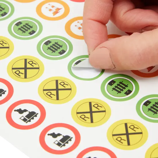 50 Sheets Railroad Potty Training Sticker Chart for Toddlers, Boys, Girls with 800 Train Stickers (10.3x8.3 in), Ages 3-14 {7}