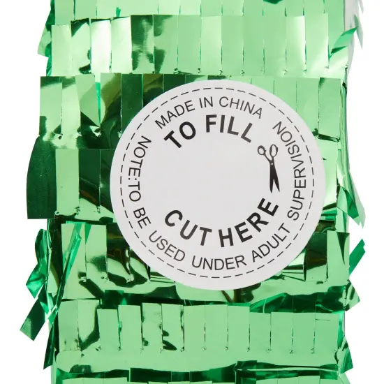 Dinosaur Pinata for Boys Birthday T-Rex Themed Party Supplies, Green Foil Dino Decorations (Small, 11.7 x 3.0 x 15.7 In) {5}