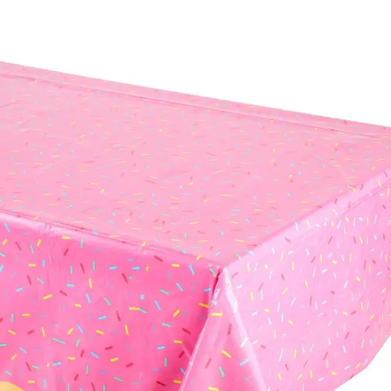 Donuts Birthday Party Table Covers (Pink, 54 x 108 in, 3 Pack) {7}