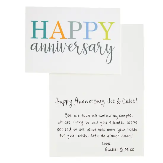 36 Pack Happy Anniversary Cards with Envelopes for Work, Wedding, Employees, 6 Designs (Blank Inside, 4x6 In) {4}