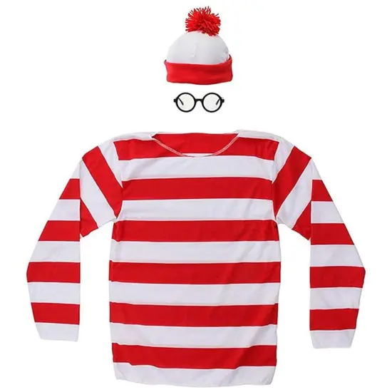 Where's Waldo Adult Costume Kit {3}