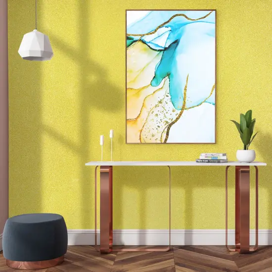 Champagne Gold Glitter Contact Paper Roll for DIY Crafts, Peel and Stick Art Decal for Scrapbooking (17.7 In x 16.5 Ft) {2}