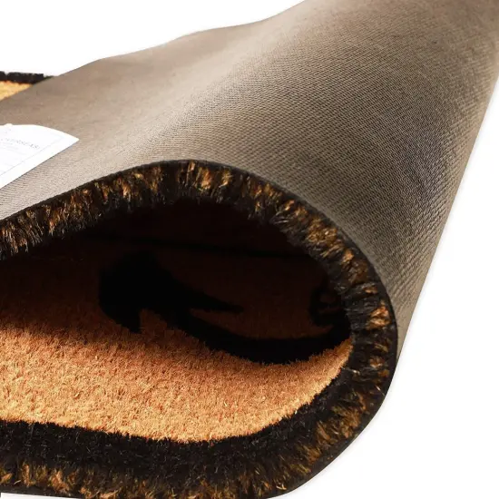 Juvale Nautical Anchor Welcome Mat for Front Door or Coastal Door Mat Outside Entrance, Durable, Easy to Maintain and Decorative Natural Coir Doormat Beach and Boat Decor (30 x 17 in) Brown {7}