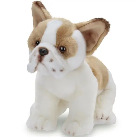 Bearington Frenchie The French Bulldog Stuffed Animal, 13 Inch Frenchie Stuffed Animal, For Ages 3-14 Brown {1}