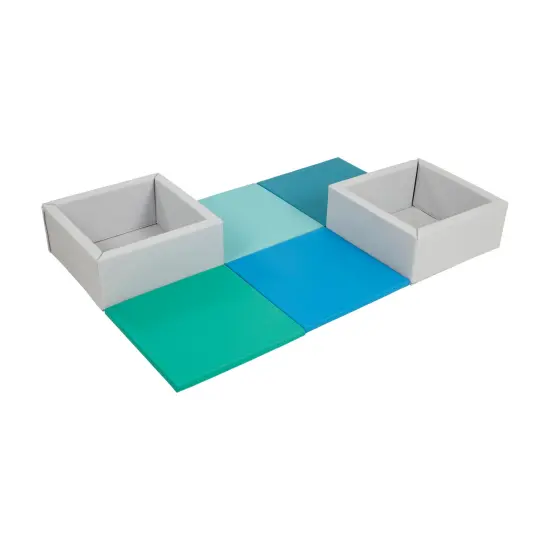 Play Patch Activity Mat and Toy Bins, Beginner Playset, 6-Piece Contemporary {1}