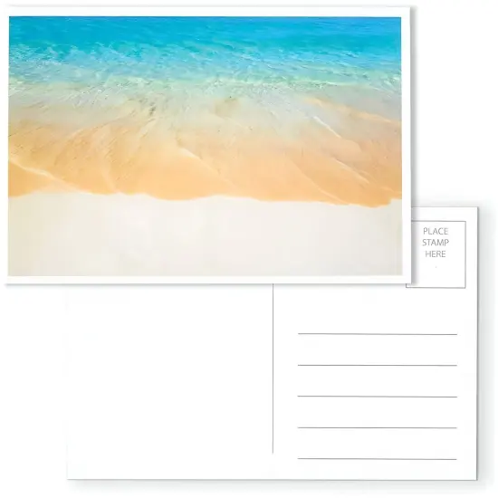 40 Pack Bulk Nautical Beach Seaside Postcards From Around the World for Mailing, 20 Assorted Designs (4 x 6 In) Multicolor {7}