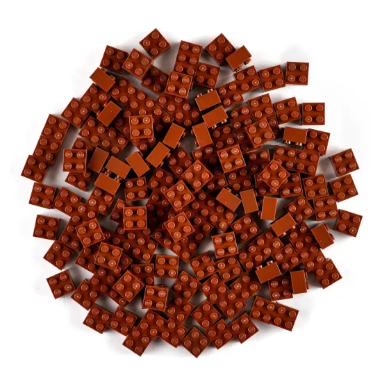 Strictly Briks Classic Bricks Starter Kit, Brown, 144 Pieces, 2x2 Inches, Building Creative Play Set for Ages 3 and Up, 100% Compatible with All Major Brick Brands {1}