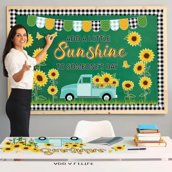 Sunflower Truck Classroom Bulletin Board {3}