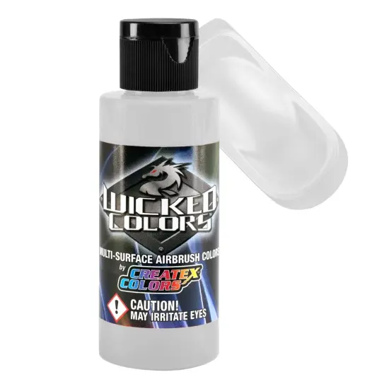 Opaque White - Wicked Detail Opaque Colors Airbrush Paint, Matte Finish, 2 oz. {1}