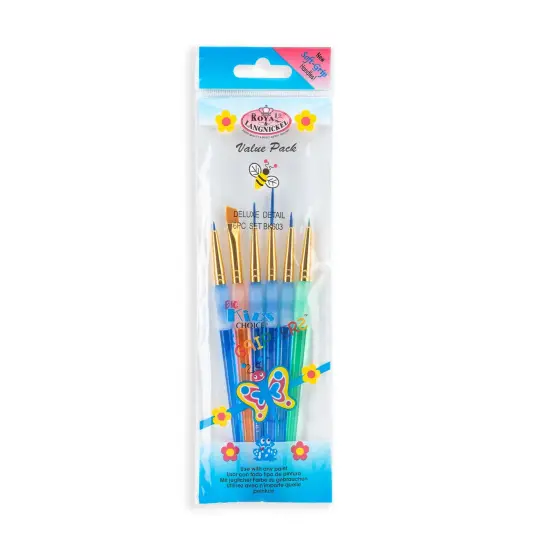 BK603 | Big Kid's Choice&trade; 6pc Lil' Grippers Detail Brush Set {1}