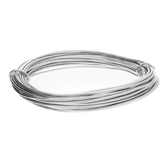 The Beadsmith 12-Gauge Anodized Aluminum Wire for Jewelry Making, Metal Wire for Wrapping Silver {2}