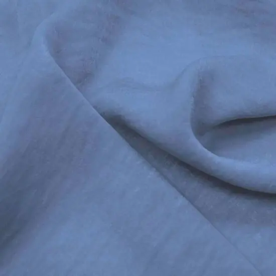 1 Yard Washed Satin Fabric Denim Soft Polyester Glossy Apparel Material for Dresses 58/60 Inches Width {1}