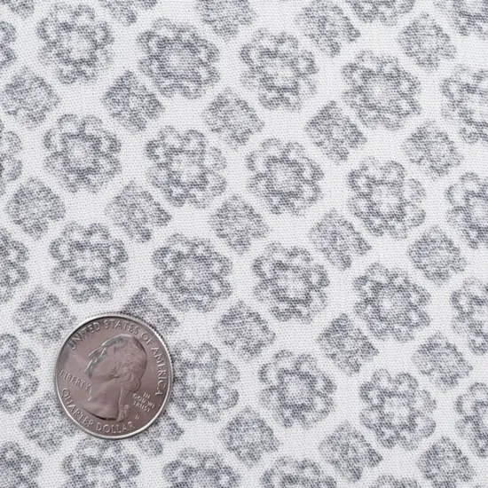 1 Yard Off White/Gray Rayon Crinkle Woven Fabric 50/52 Inch Wide 100 Percent Rayon {3}